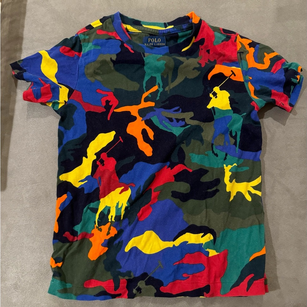 Color Block Ralph Lauren boys T-shirt size 6
